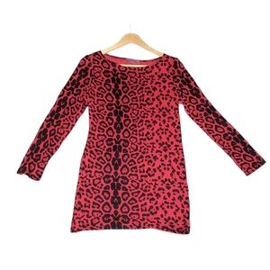 Red Animal Print Mini Dress From Boohoo